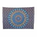 Coperta da meditazione - telo da parete - copriletto - Mandala - Motivo 12 - 135x210cm