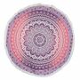 Meditationsdecke - Tagesdecke - runde Tischdecke - Mandala - Muster 01 - 133cm