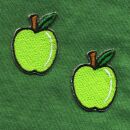 Patch - mela - verde piccolo Set di 2 - toppa