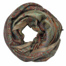 Scarf in pashmina style - pattern 04 - 190x70cm - ethno boho neckerchief