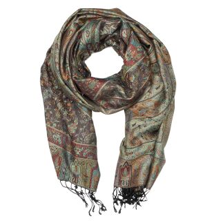 Bufanda estilo pashmina - estampado 13 - 190x70cm - pañuelo etno boho