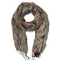 Bufanda estilo pashmina - estampado 13 - 190x70cm - pañuelo etno boho