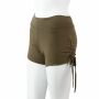 Shorts fruncidos - hot pants - bragas - marrón-marrón claro - talla única - jersey