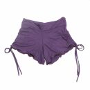 Gathered shorts - hot pants - panties - purple - one size...