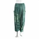 Pantaloni harem - pantaloni a sbuffo - alla turca - pantaloni Aladdin - verde menta verde - jersey di cotone