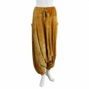Pantalones harén - bloomers - pantalones Aladdin - amarillo mostaza amarillo - jersey de algodón