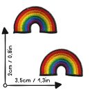 Patch - arcobaleno - piccolo Set of 2 - toppa