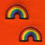 Aufnäher - Regenbogen - klein 2er Set - Sticker