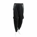 Harem pants - harem pants with gathering - goa style - black-khaki - one size - jersey