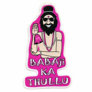 Adesivo - Babaji Ka Thullu - rosa - Sticker