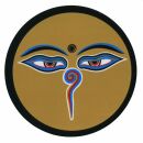 Adesivo - Buddhas eyes - marrone - Sticker 10cm