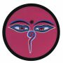 Aufkleber - Buddhas Augen - pink - Sticker 10cm