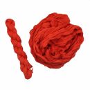 sciarpa di cotone - pareo - aspetto a pieghe - rosso -...