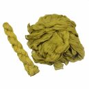 Cotton Scarf - Pareo - Sarong - pleated look - ocher - cotton
