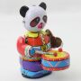 Blechspielzeug Pandabär mit Trommel aus Blech Blechbär Tin Toy B-Ware