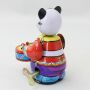 Blechspielzeug Pandabär mit Trommel aus Blech Blechbär Tin Toy B-Ware