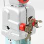 Roboter B-Ware Robot rotes Gesicht Blechroboter Tin Toy