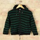 Kids jacket stripes - Model 09 - black - green