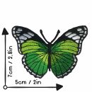 Patch - Farfalla - verde-nero-bianco - toppa
