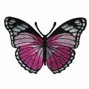 Parche - Mariposa - rosa-negro-blanco