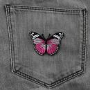 Patch - Butterfly - rose-black-white