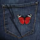 Patch - Butterfly - red-black-white