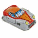 Tin toys - racing cars - space invader - orange white -...