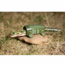 Blechspielzeug - wackelndes Krokodil - Wobbly Croc - Blechkrokodil