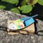 Tin toys - Small recycling boat - Candle boat - Pop pop pop boat made of tin