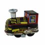 Tin toys - fairway with car - Cross Road Train Set - including wind-up car