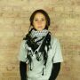 Kufiya Desert - black - white - Shemagh - Arafat scarf