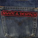 Patch - Skate & Destroy - lettering rosso e nero - toppa