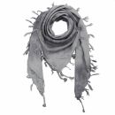 Cotton scarf fine & tightly woven - Grey Spiral -...
