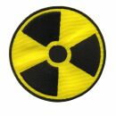 Aufnäher - Radioaktivität - gelb und schwarz...