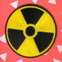 Parche - Radiactividad - amarillo y negro 6,5 cm