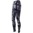 Leggings - Batik - Bamboo - schwarz - weiß