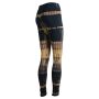 Leggings - Batik - Birch - schwarz - braun-beigebraun