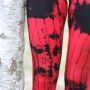 Leggings - Batik - Birch - negro - rojo cereza