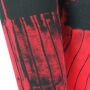 Leggings - Batik - Birch - nero - rosso ciliegia
