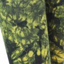 Leggings - Batik - Landscape - nero - giallo verde