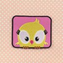 Parche - Pájaro - amarillo-pink