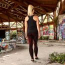 Leggings - Batik - Rain - schwarz - bunt