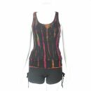 Top mit cutouts am Rücken - Batik - Bamboo