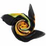 Sciarpa di cotone - SKA - nero - legato - foulard quadrato