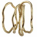 Halskette - biegsame Schlangenkette - uni - goldfarben 03