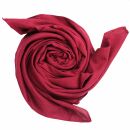 Cotton scarf fine & tightly woven - bordeaux -...