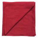 Cotton scarf fine & tightly woven - bordeaux - squared kerchief