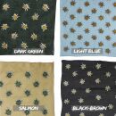 Sciarpa a bandana - Edelweiss grande 4 cm - fazzoletto quadrato