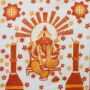 Bandana - Ganesha - Goa - Elefante - arancia - Fazzoletto da collo - Quadrato