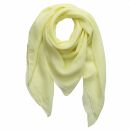 Sciarpa di cotone - giallo-giallo chiaro - foulard quadrato